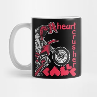 heart crusher valentines day bike boys Mug